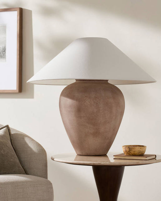 Camden Ford Traditional Brown Table Lamp - Galey Alix x Livabliss Home Decor > Lighting > Lamp > Table Lamps TriadCommerceInc