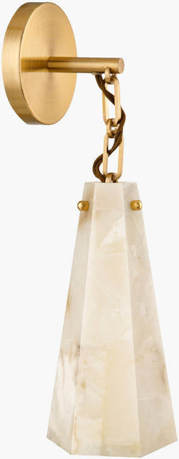 Sloane Traditional White/Beige Wall Sconces - Galey Alix x Livabliss Home Decor > Lighting > Wall Lighting > Wall Sconces TriadCommerceInc 15"L x 6"W x 14"H