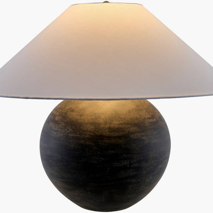 Saint Martin Traditional Charcoal Table Lamp - Galey Alix x Livabliss Lighting TriadCommerceInc
