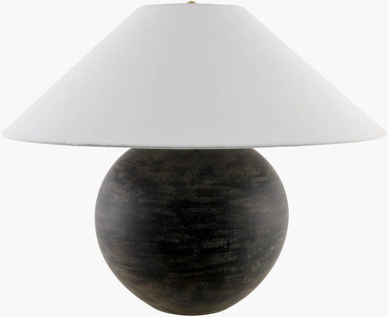 Saint Martin Traditional Charcoal Table Lamp - Galey Alix x Livabliss Lighting TriadCommerceInc 19"H x 25"W x 25"D