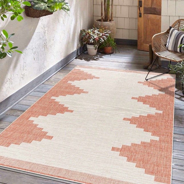 Djugun Peach Fuzz Indoor & Outdoor Rug - Clearance Rugs TriadCommerceInc