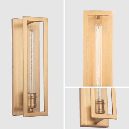 Adelman Gold 1-Light Decorative Dimmable Wall Sconce Modern Home Decor > Lighting > Wall Lighting > Wall Sconces TriadCommerceInc