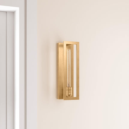 Adelman Gold 1-Light Decorative Dimmable Wall Sconce Modern Home Decor > Lighting > Wall Lighting > Wall Sconces TriadCommerceInc