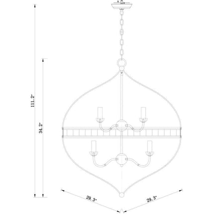 Stronghurst Pendant Light Home Decor > Lighting > Ceiling Lights > Chandelier TriadCommerceInc