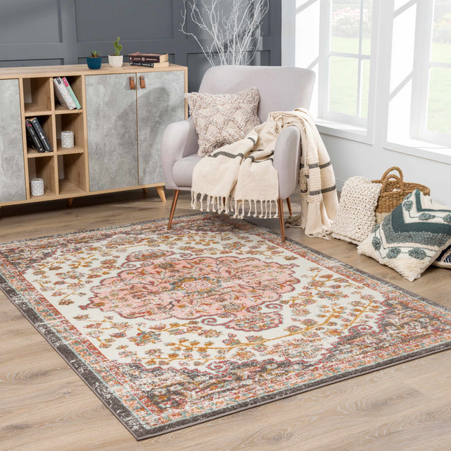Oark Floral Medallion Area Rug Rugs TriadCommerceInc