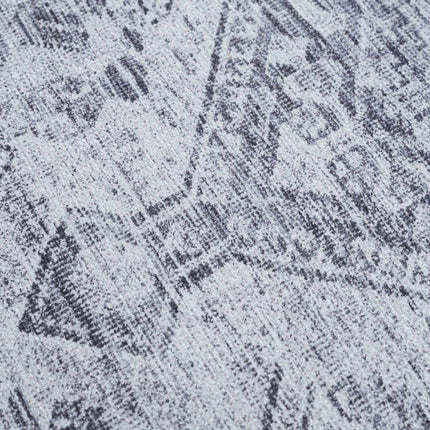Barny Gray Blue Washable Rug Rugs TriadCommerceInc 2' x 2'11" Rectangle