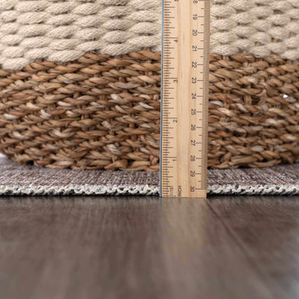 Barny Beige Flat Pile Washable Rug Rugs TriadCommerceInc