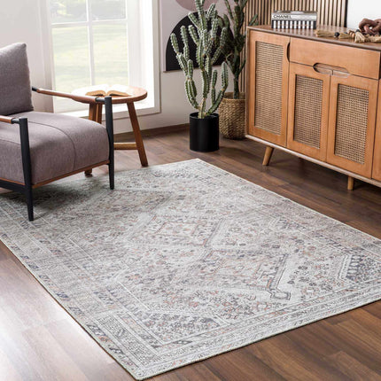 Barny Beige Flat Pile Washable Rug Rugs TriadCommerceInc 2' x 2'11" Rectangle