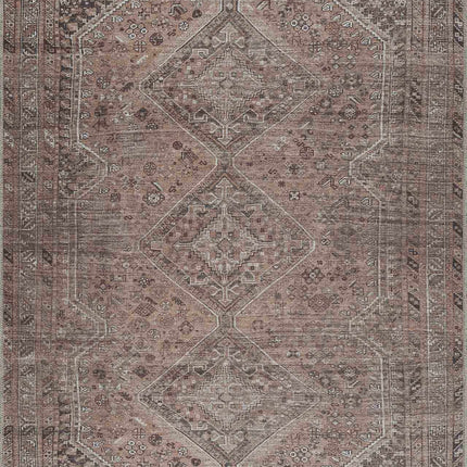 Barny Brown Flat Pile Washable Rug Rugs TriadCommerceInc