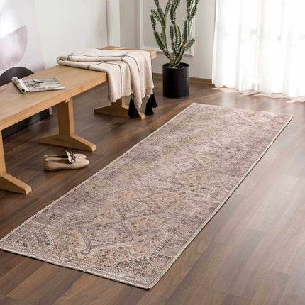 Barny Brown Flat Pile Washable Rug Rugs TriadCommerceInc
