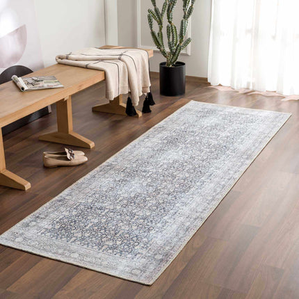 Hedda Vintage Flat Pile Washable Rug Rugs TriadCommerceInc