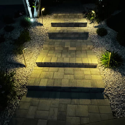 Stainless Steel LED Linear Path Light 12V Outdoor Path Light TriadCommerceInc