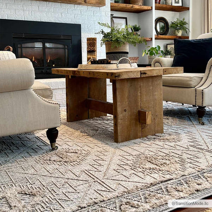 Agoo High-Low Pile Rustic Rug Rugs TriadCommerceInc