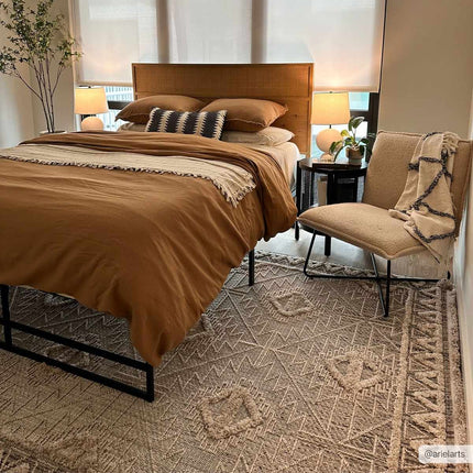 Agoo High-Low Pile Rustic Rug Rugs TriadCommerceInc