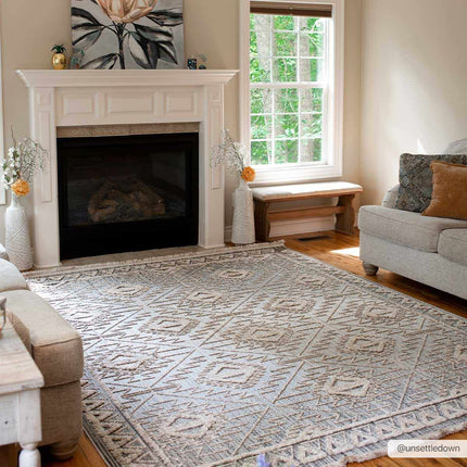 Agoo High-Low Pile Rustic Rug Rugs TriadCommerceInc