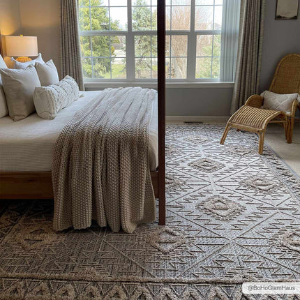 Agoo High-Low Pile Rustic Rug Rugs TriadCommerceInc