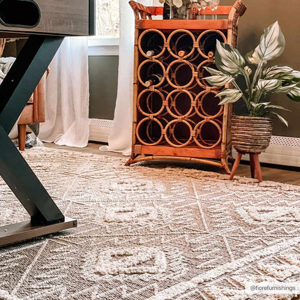 Agoo High-Low Pile Rustic Rug Rugs TriadCommerceInc