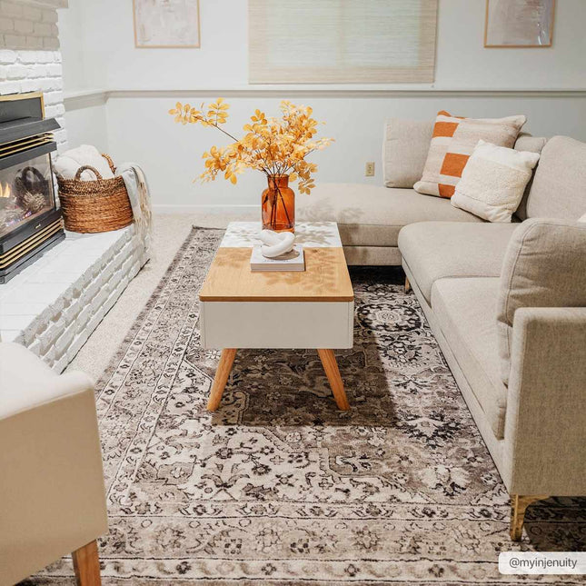 Albie Beige Area Rug - Clearance Rugs TriadCommerceInc