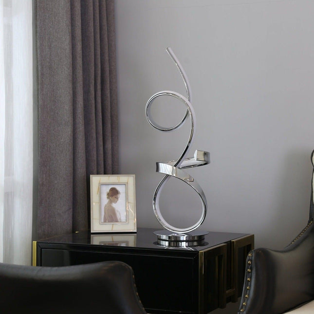 Amsterdam Chrome Table Lamp LED Strip Touch Dimmer Home Decor > Lighting > Lamp > Table Lamps TriadCommerceInc