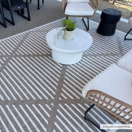 Anah Cream Outdoor Rug Rugs TriadCommerceInc