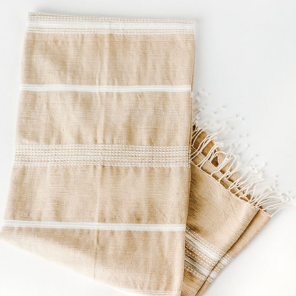 Aden Cotton Bath Towel Bath Towels & Washcloths TriadCommerceInc Beige with Natural