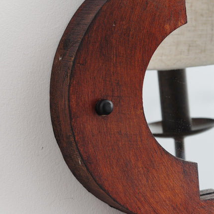 1-Light Rustic Iron Wood Wall Sconce Lighting Fixture Home Decor > Lighting > Wall Lighting > Wall Sconces TriadCommerceInc