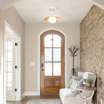 1-Light Iron Farmhouse Pendant Home Decor > Lighting > Ceiling Lights > Pendant Lights TriadCommerceInc