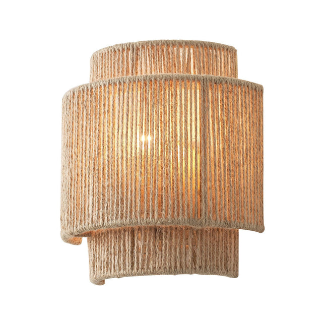 1-Light Farmhouse Rattan Wall Sconce Home Decor > Lighting > Wall Lighting > Wall Sconces TriadCommerceInc Brown
