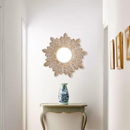 22 Inch White Modern Sunburst Flush Mount LED Lighting Home Decor > Lighting > Ceiling Lights > Flush Mount Ceiling Lights TriadCommerceInc