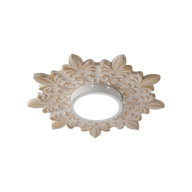 22 Inch White Modern Sunburst Flush Mount LED Lighting Home Decor > Lighting > Ceiling Lights TriadCommerceInc White