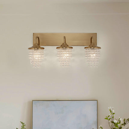 Modern 3-Light Golden Wall Light Home Decor > Lighting > Wall Lighting > Wall Sconces TriadCommerceInc
