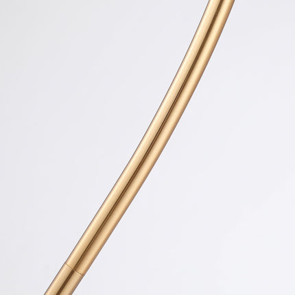Modern 1-Light Golden Floor Lamp with Crystal Shade Home Decor > Lighting > Lamp > Floor Lamps TriadCommerceInc