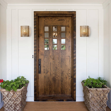 1-Light Modern Wooden Beads Wall Sconce Lighting Fixture Home Decor > Lighting > Wall Lighting > Wall Sconces TriadCommerceInc