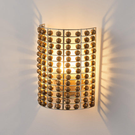 1-Light Modern Wooden Beads Wall Sconce Lighting Fixture Home Decor > Lighting > Wall Lighting > Wall Sconces TriadCommerceInc