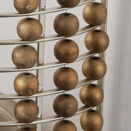 1-Light Modern Wooden Beads Wall Sconce Lighting Fixture Home Decor > Lighting > Wall Lighting > Wall Sconces TriadCommerceInc