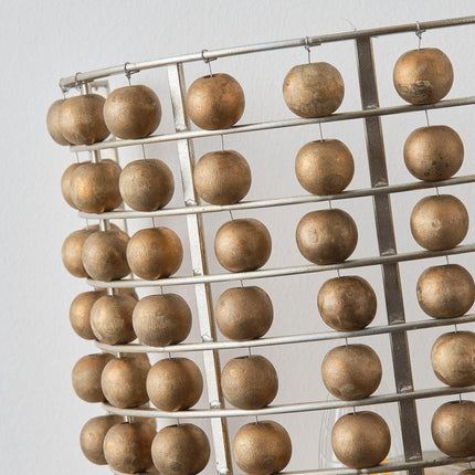 1-Light Modern Wooden Beads Wall Sconce Lighting Fixture Home Decor > Lighting > Wall Lighting > Wall Sconces TriadCommerceInc