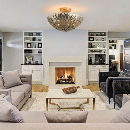 3-Light Modern Semi-Flush Mount LED Ceiling Lighting Fixture Home Decor > Lighting > Ceiling Lights TriadCommerceInc