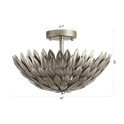 3-Light Modern Semi-Flush Mount LED Ceiling Lighting Fixture Home Decor > Lighting > Ceiling Lights TriadCommerceInc