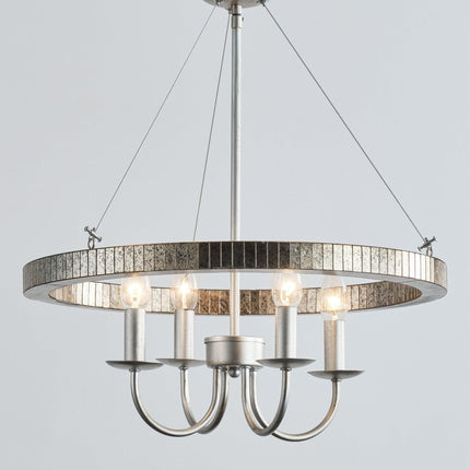 4-Light Iron Modern Pendant Lighting with Acrylic Lens Home Decor > Lighting > Ceiling Lights > Pendant Lights TriadCommerceInc