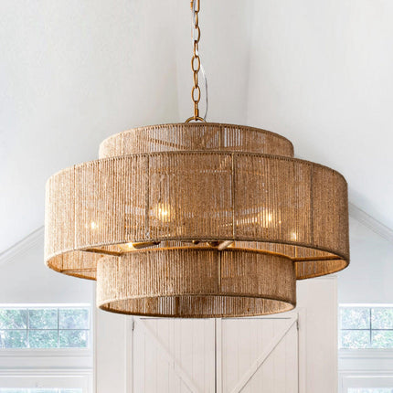 Bohemian 6-Light Drum Pendant Light Home Decor > Lighting > Ceiling Lights > Pendant Lights TriadCommerceInc