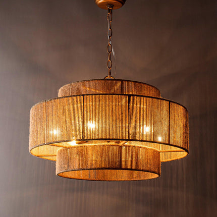 Bohemian 6-Light Drum Pendant Light Home Decor > Lighting > Ceiling Lights > Pendant Lights TriadCommerceInc