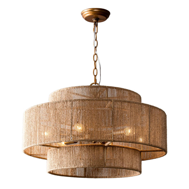 Bohemian 6-Light Drum Pendant Light Home Decor > Lighting > Ceiling Lights > Pendant Lights TriadCommerceInc Golden