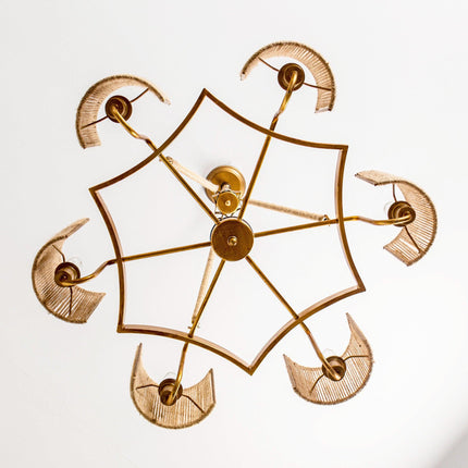 6-Light Farmhouse Bedroom Pendant Lighting Chandelier Home Decor > Lighting > Ceiling Lights > Pendant Lights TriadCommerceInc