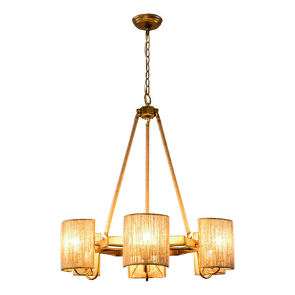 6-Light Farmhouse Bedroom Pendant Lighting Chandelier Home Decor > Lighting > Ceiling Lights > Pendant Lights TriadCommerceInc