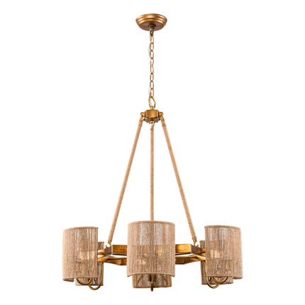 6-Light Farmhouse Bedroom Pendant Lighting Chandelier Home Decor > Lighting > Ceiling Lights > Pendant Lights TriadCommerceInc