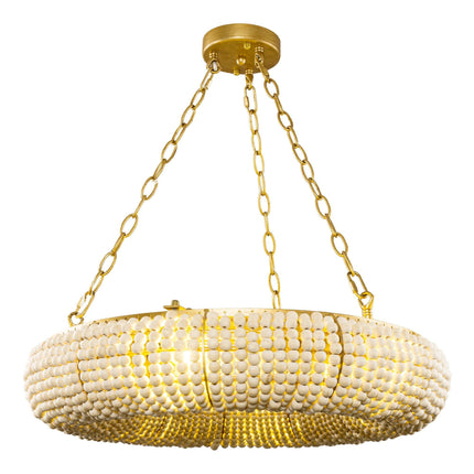 Farmhouse 6-Light Antique Golden Flush Mount Lighting Fixture TriadCommerceInc Golden