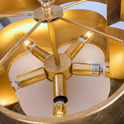 Golden 5-Light Iron Dry Rated Pendant Lighting Fixture Home Decor > Lighting > Ceiling Lights > Pendant Lights TriadCommerceInc