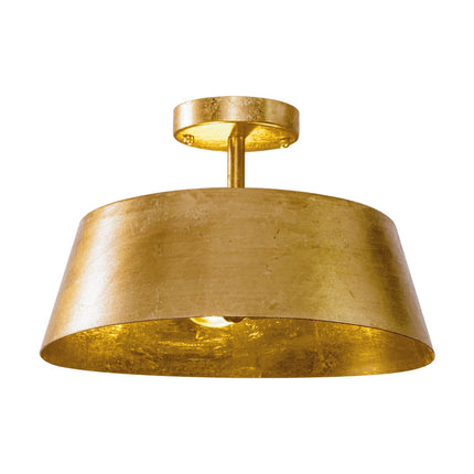3-Light Golden Semi Flush Mount Lighting Fixture Home Decor > Lighting > Ceiling Lights TriadCommerceInc Golden