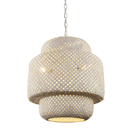 Rustic 3-Light White Dry Rated Farmhouse Pendant Light Home Decor > Lighting > Ceiling Lights > Pendant Lights TriadCommerceInc
