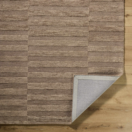 Idaho Broken-Striped Brown Area Rug | Our PNW Home X Livabliss Rugs TriadCommerceInc